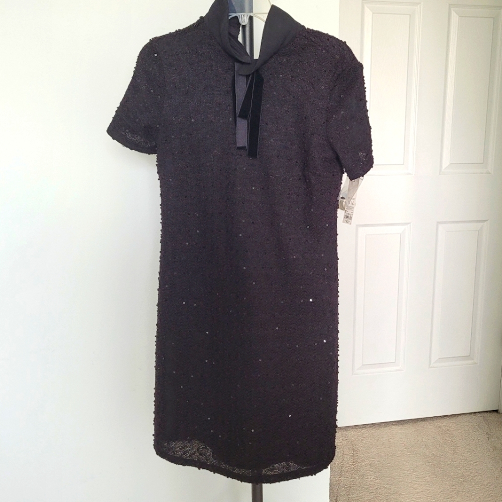 Black Sequin Party Dress New with tags